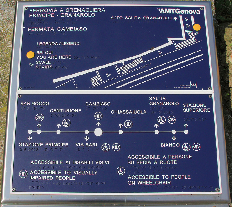 Генуя — Зубчатая железная дорога Principe-Granarolo