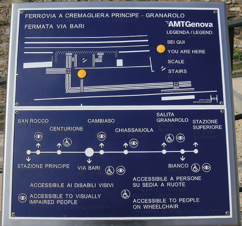 Генуя — Зубчатая железная дорога Principe-Granarolo