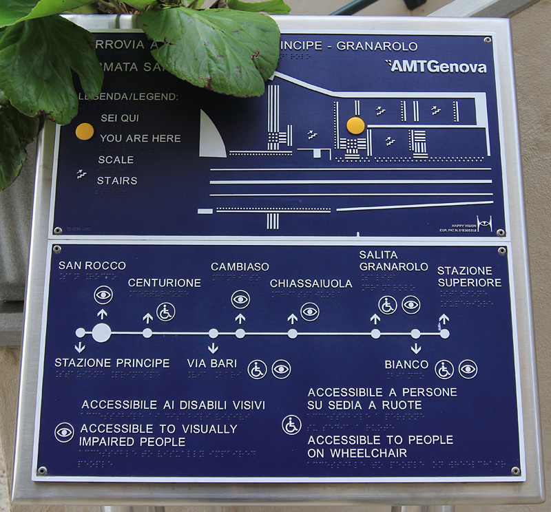 Генуя — Зубчатая железная дорога Principe-Granarolo