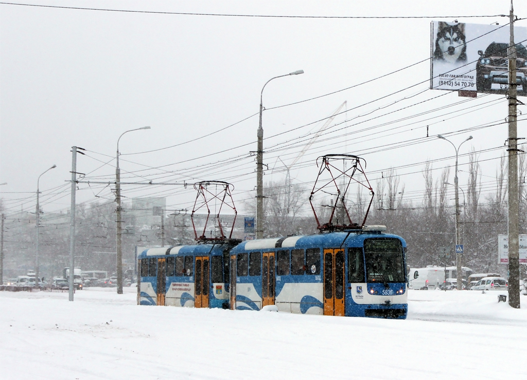 Волгоград, Tatra T3R.PV № 5836