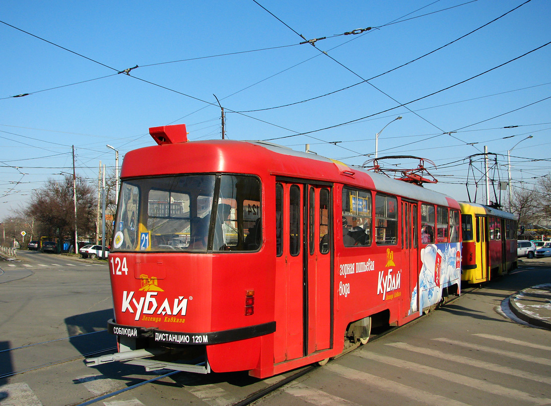 Краснодар, Tatra T3SU № 124