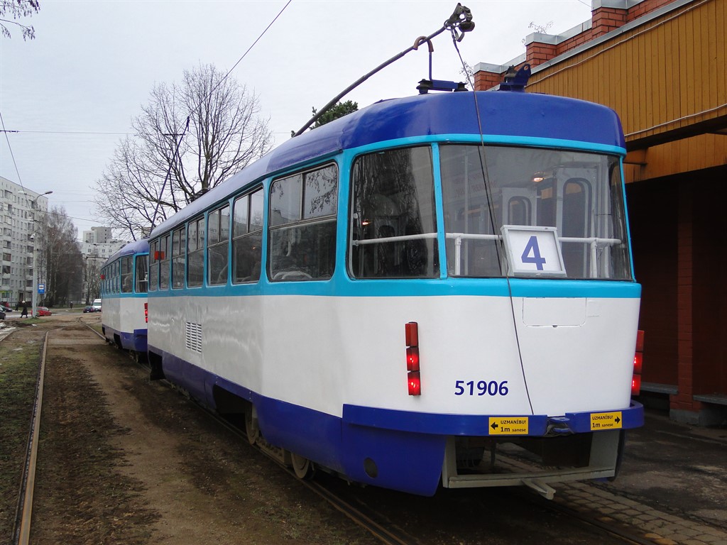 Рига, Tatra T3A № 51906