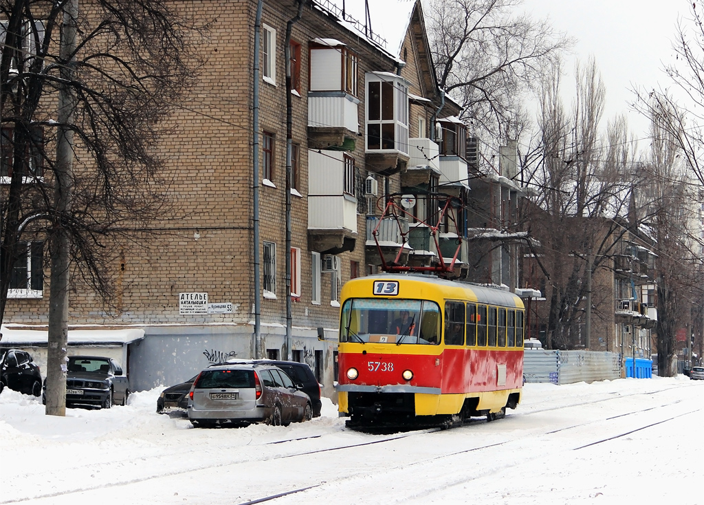 Volgograd, Tatra T3SU Br. 5738