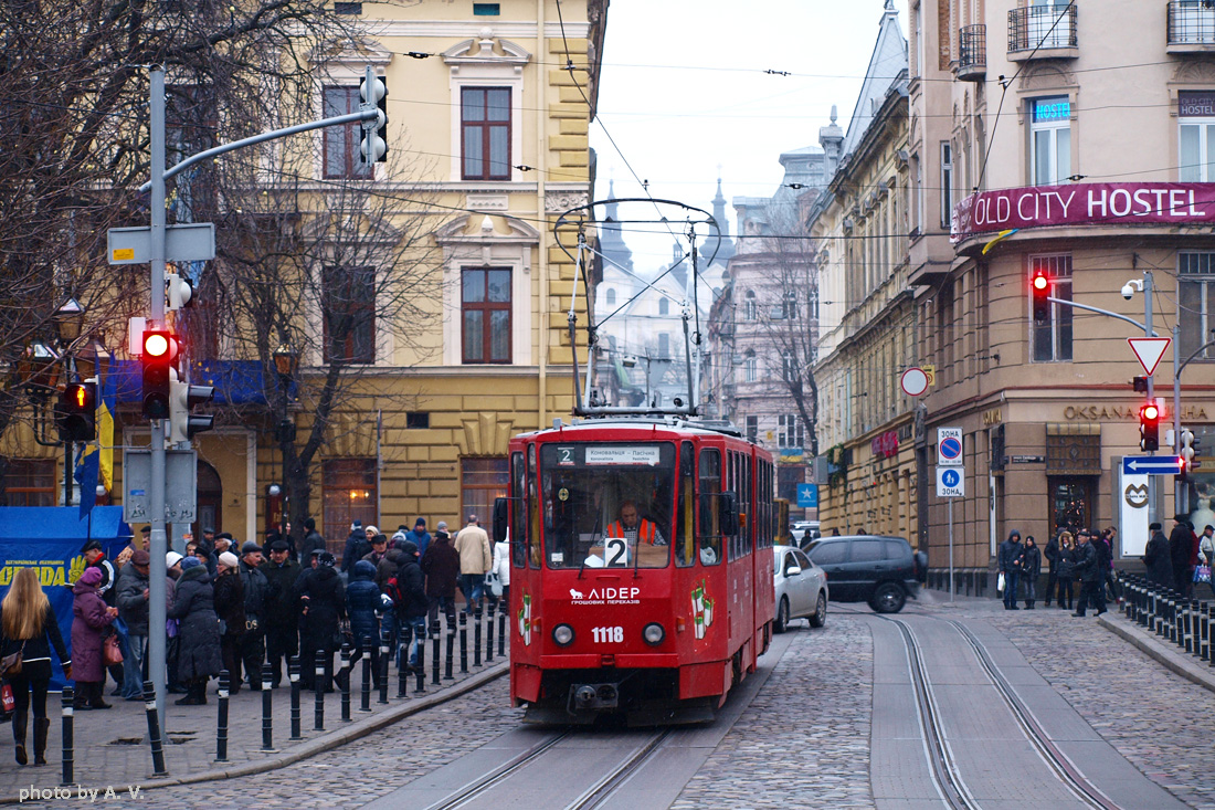 Львов, Tatra KT4SU № 1118