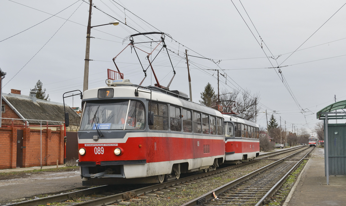Краснодар, Tatra T3SU КВР ТРЗ № 089; Краснодар, Tatra T3SU КВР ТРЗ № 122