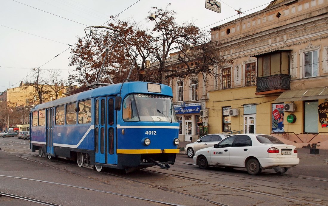 Одесса, Tatra T3R.P № 4012