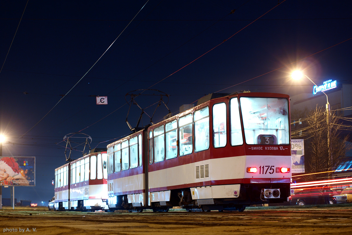 Львов, Tatra KT4D № 1175