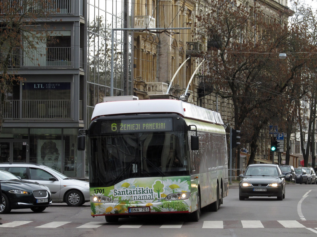 Вильнюс, Solaris Trollino II 15 AC № 1701