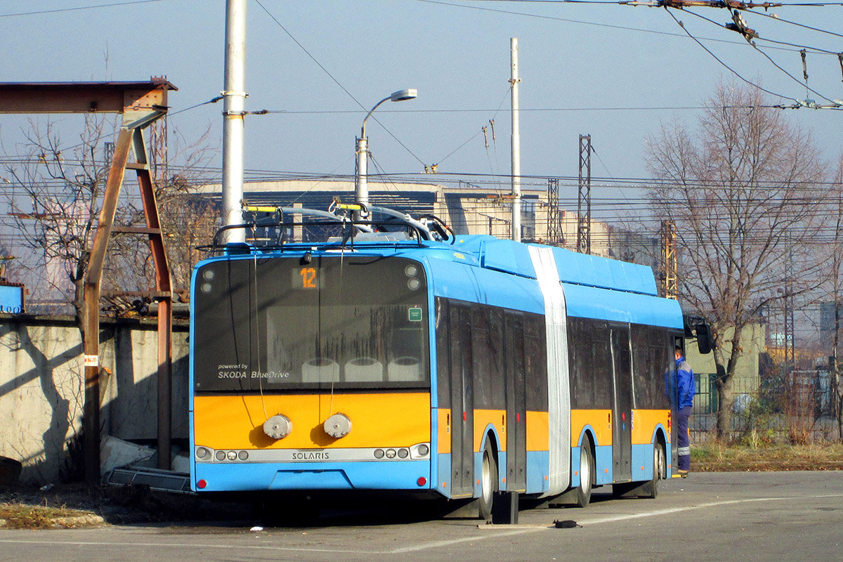 Sofia, Škoda 27Tr Solaris III № 1650; Sofia — Delivery of the new trolleybuses Škoda 27Tr Solaris  III — 01.2014 — 05.2014 Sofia, Škoda 27Tr Solaris III № 1650; Sofia — Delivery of the new trolleybuses Škoda 27Tr Solaris  III — 01.2014 — 05.2014