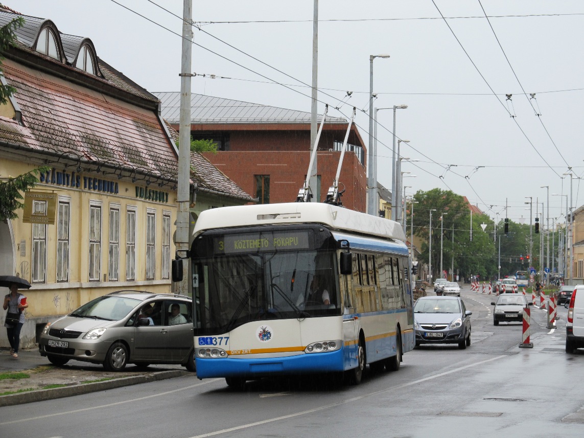 Дебрецен, Solaris Trollino II 12 Ganz-Škoda D № 377