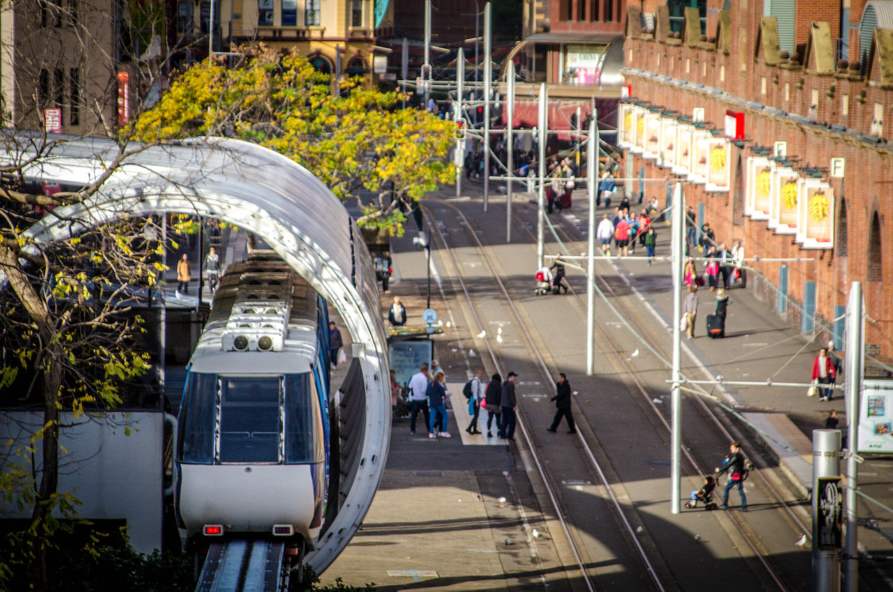 Сидней — Монорельс; Сидней — Трамвай — Разные фотографии