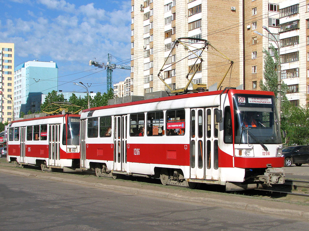 Самара, Tatra T3RF № 1206