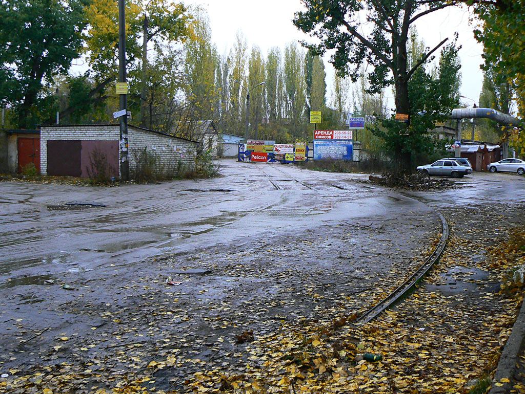 Voronège — The remnants of Voronezh tramway