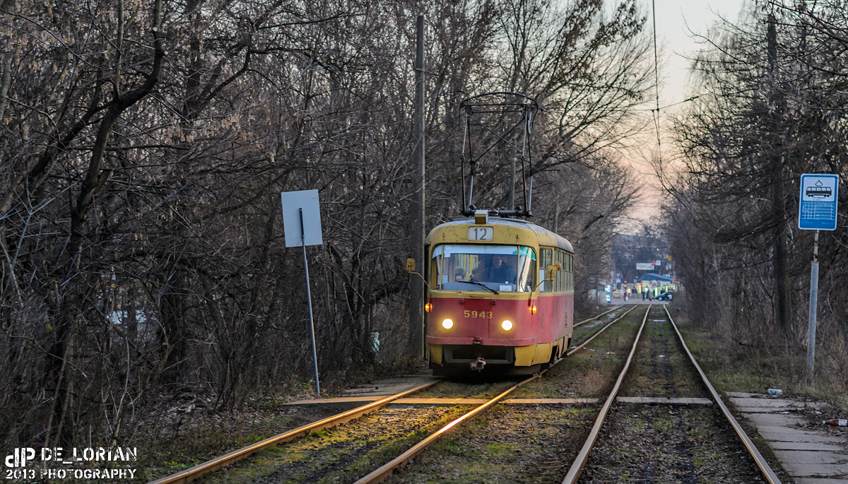 Киев, Tatra T3SU № 5943
