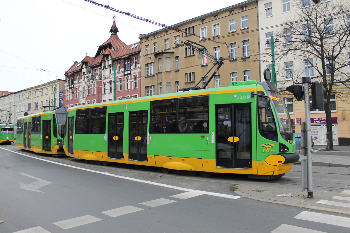 Познань, Konstal 105N-Alfa HF07 № 192