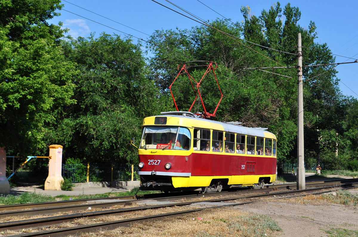 Волгоград, Tatra T3SU (двухдверная) № 2527 Волгоград, Tatra T3SU (двухдверная) № 2527
