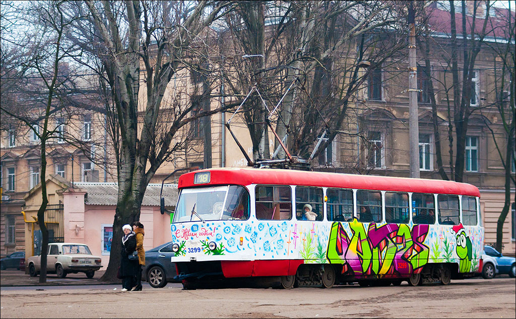 Одесса, Tatra T3R.P № 3299