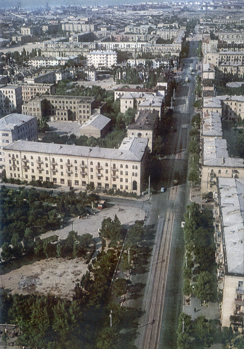 Баку — Старые фотографии (трамвай)