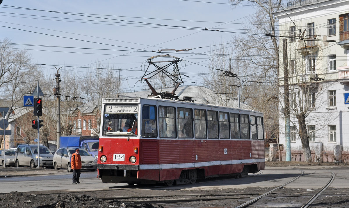 Omsk, 71-605 (KTM-5M3) Nr 124