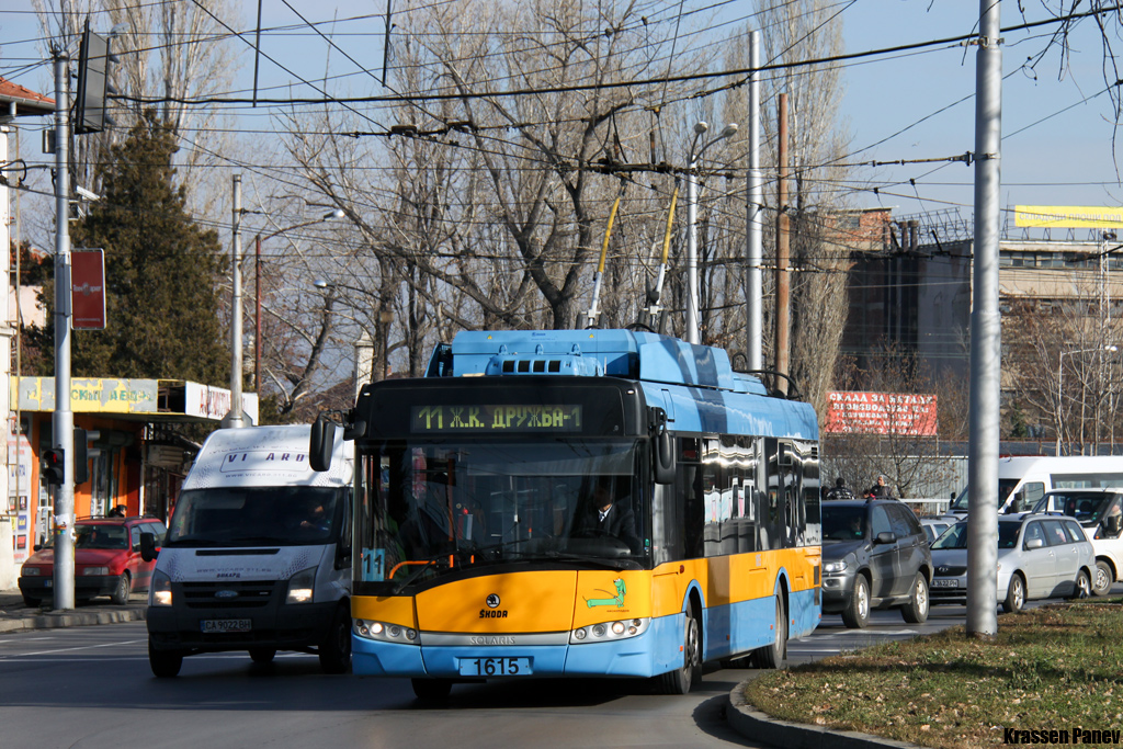 София, Škoda 26Tr Solaris III № 1615 София, Škoda 26Tr Solaris III № 1615