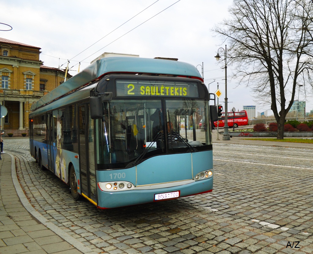 Vilnius, Solaris Trollino II 15 AC Nr. 1700