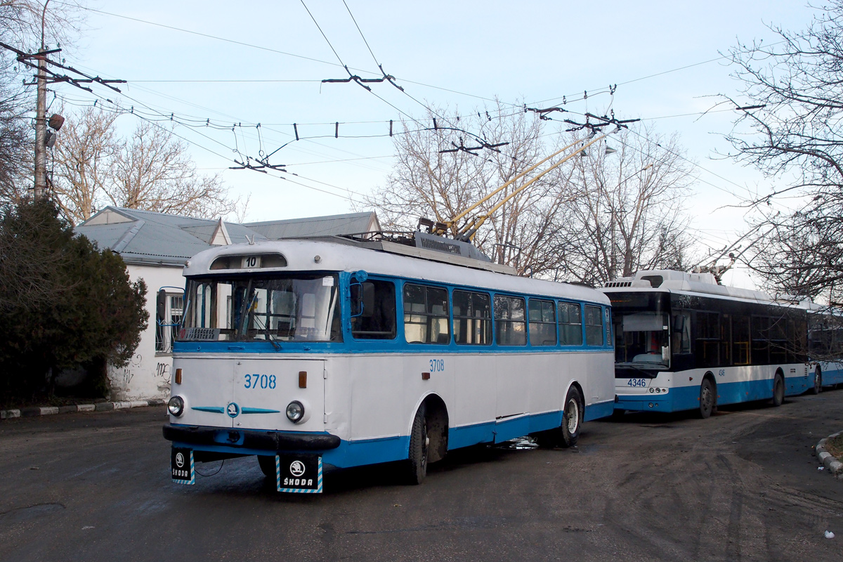 Крымский троллейбус, Škoda 9TrH27 № 3708