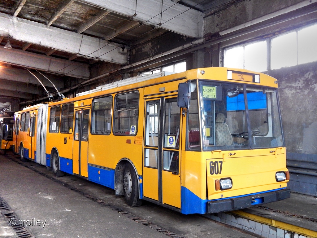 Львов, Škoda 15Tr03/6 № 607; Львов — Поставка троллейбусов 2013