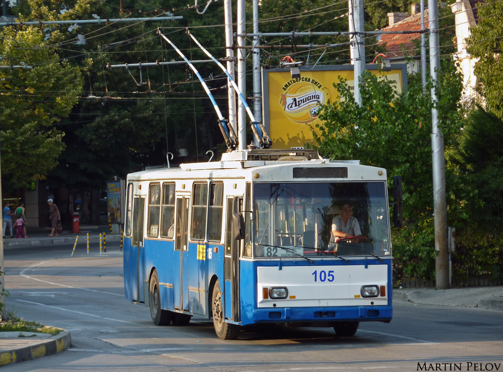 Варна, Škoda 14Tr06 № 105