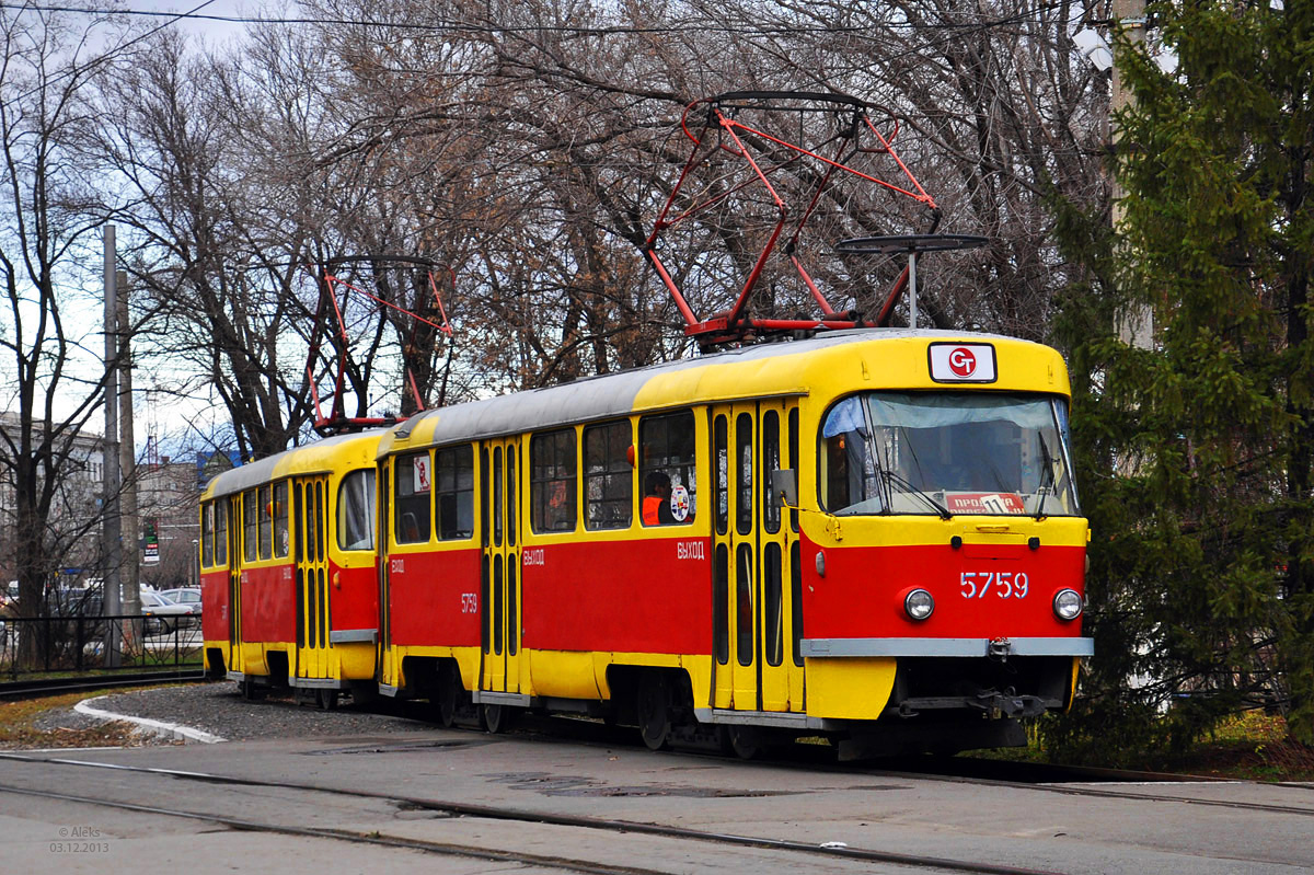 Волгоград, Tatra T3SU № 5759; Волгоград, Tatra T3SU № 5760