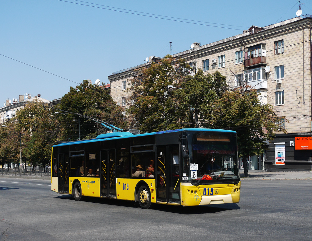 Запорожье, ЛАЗ E183D1 № 019