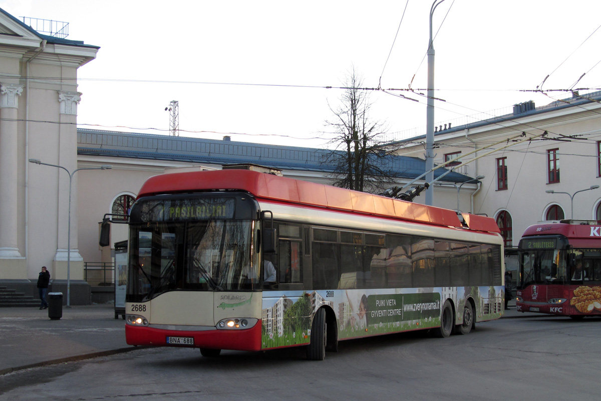 Вильнюс, Solaris Trollino II 15 AC № 2688