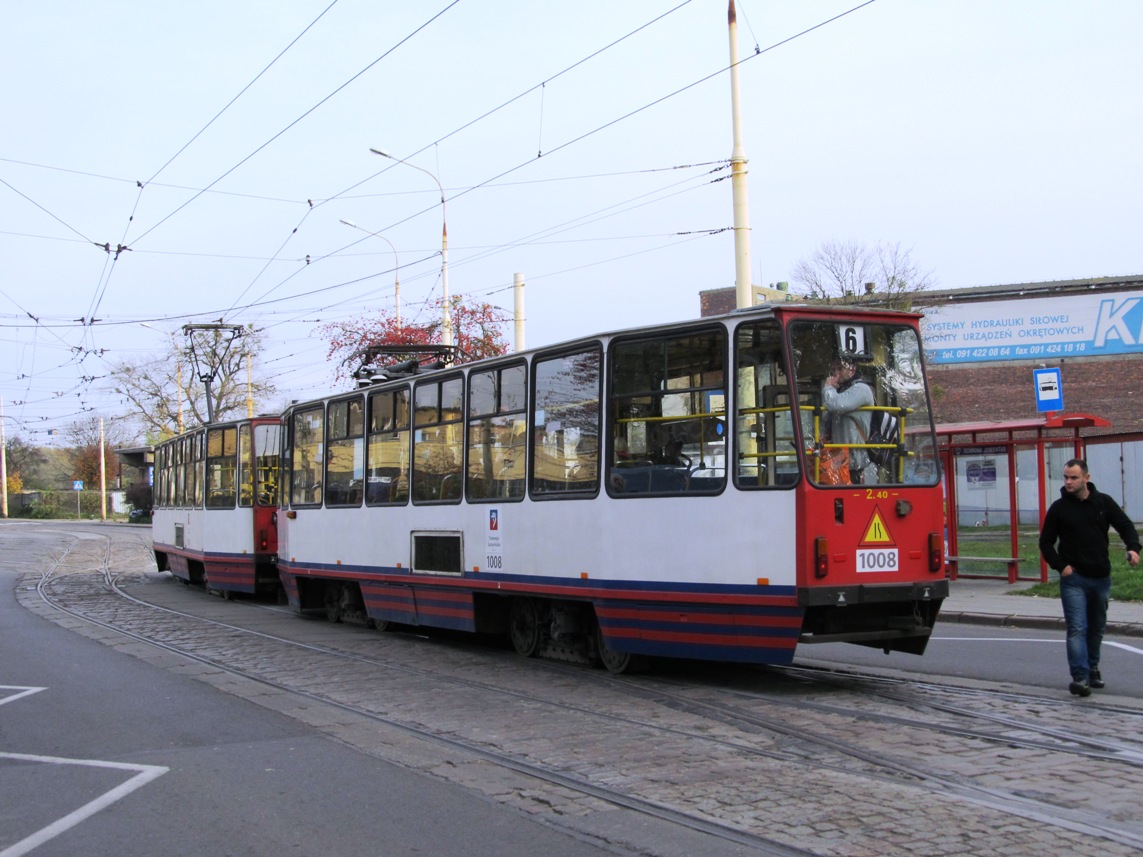 Szczecin, Konstal 105Na # 1008