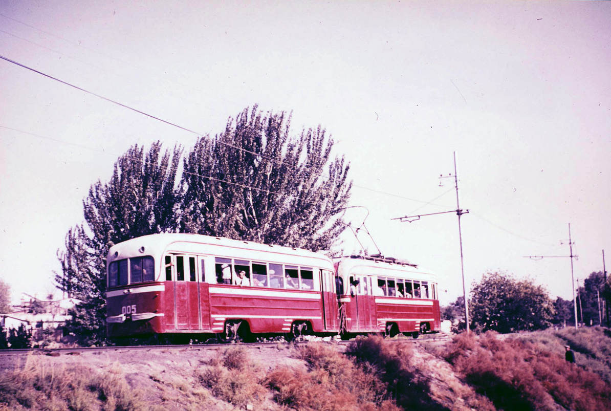 Самарканд, КТП-1 № 005; Самарканд — Старые фотографии — трамвай
