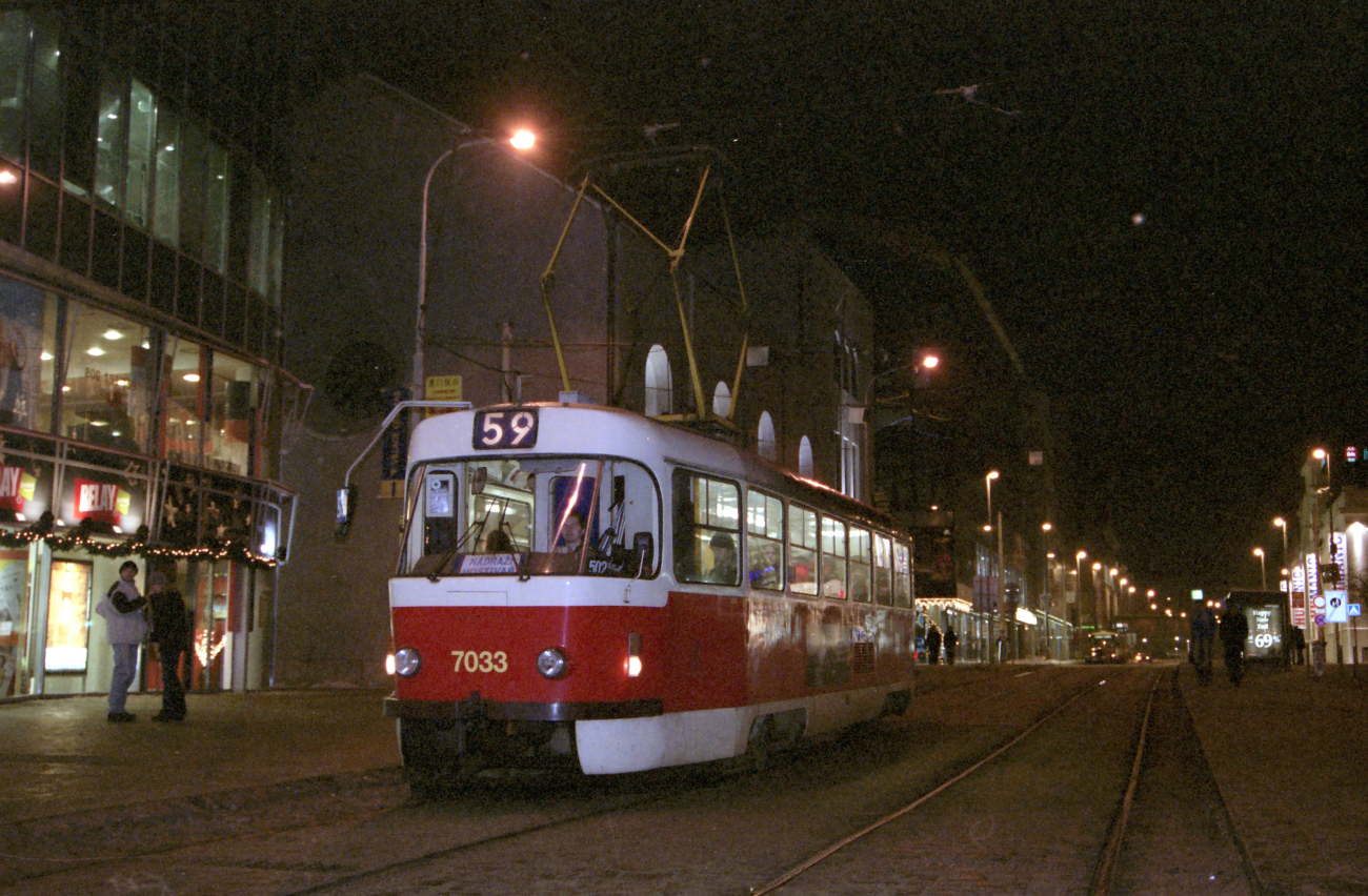 Прага, Tatra T3SUCS № 7033