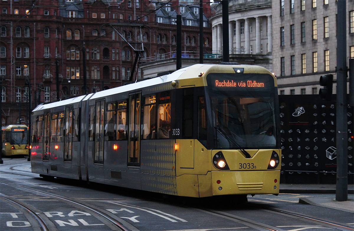 Манчестер, Bombardier M5000 № 3033