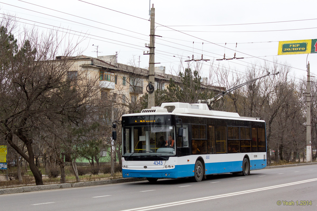 Крымский троллейбус, Богдан Т70110 № 4343