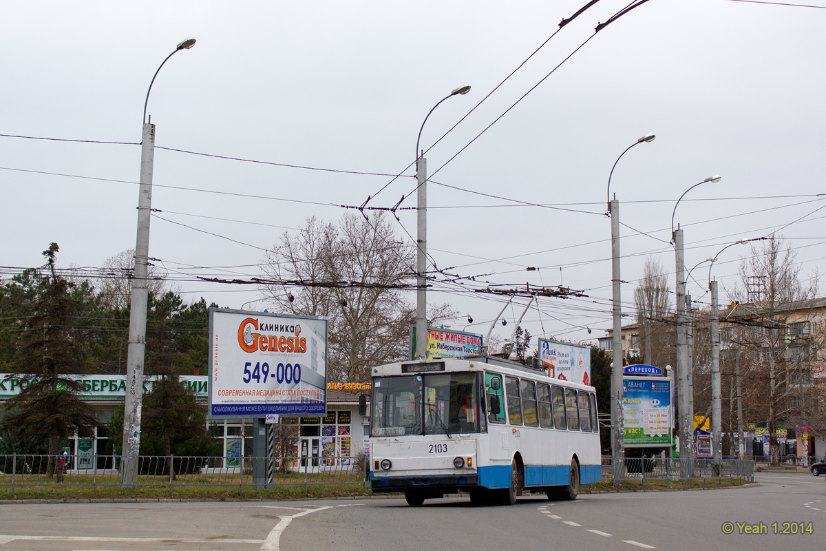 Krimas trolejbuss, Škoda 14Tr89/6 № 2103