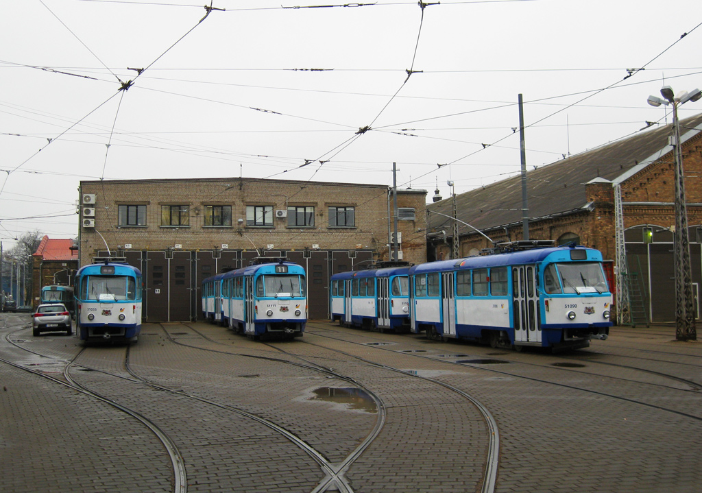 Рига, Tatra T3A № 51035; Рига, Tatra T3A № 51111; Рига, Tatra T3A № 51090