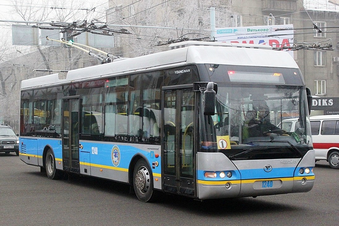Almaty, YoungMan JNP6120GDZ (Neoplan Kazakhstan) Nr. 1240