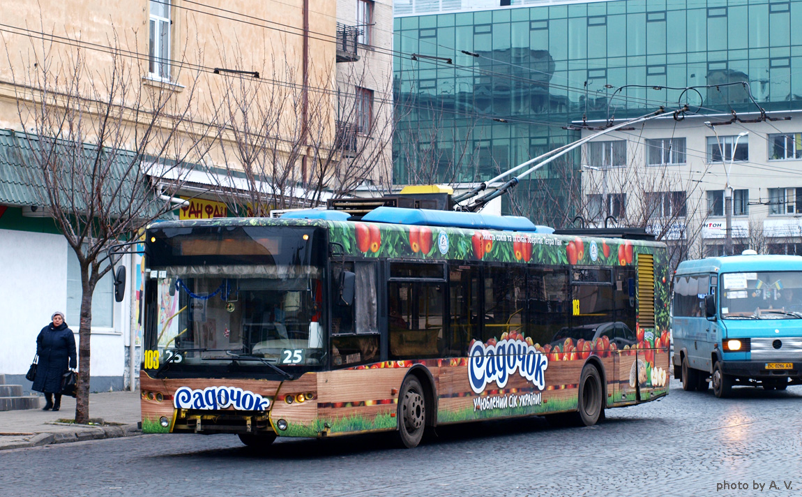 Lviv, LAZ E183D1 č. 103 Lviv, LAZ E183D1 č. 103