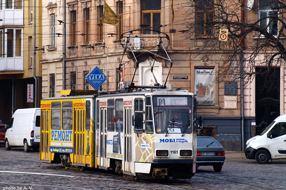 Львов, Tatra KT4D № 1161