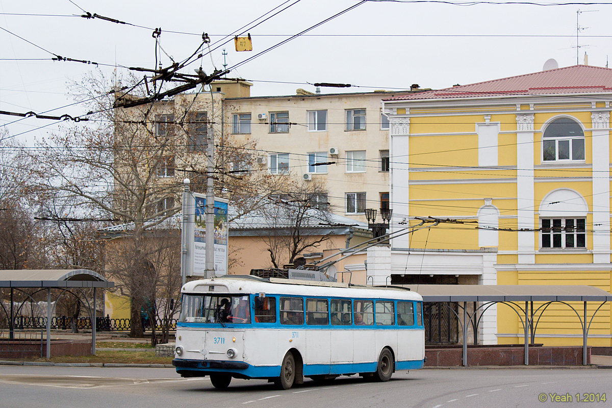 Крымский троллейбус, Škoda 9TrH27 № 3711