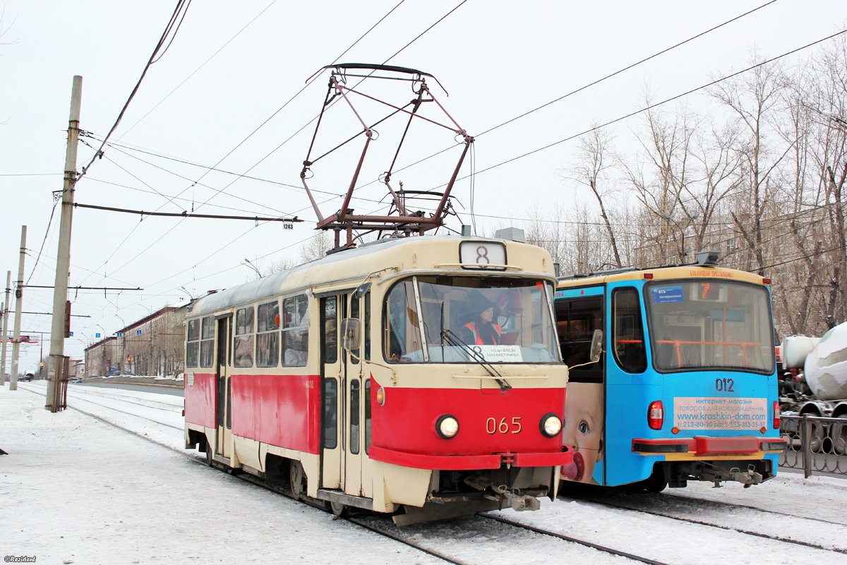 Jekaterynburg, Tatra T3SU (2-door) Nr 065