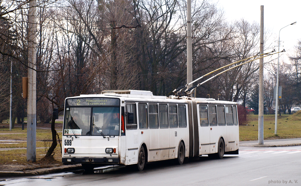 Львов, Škoda 15TrM № 599
