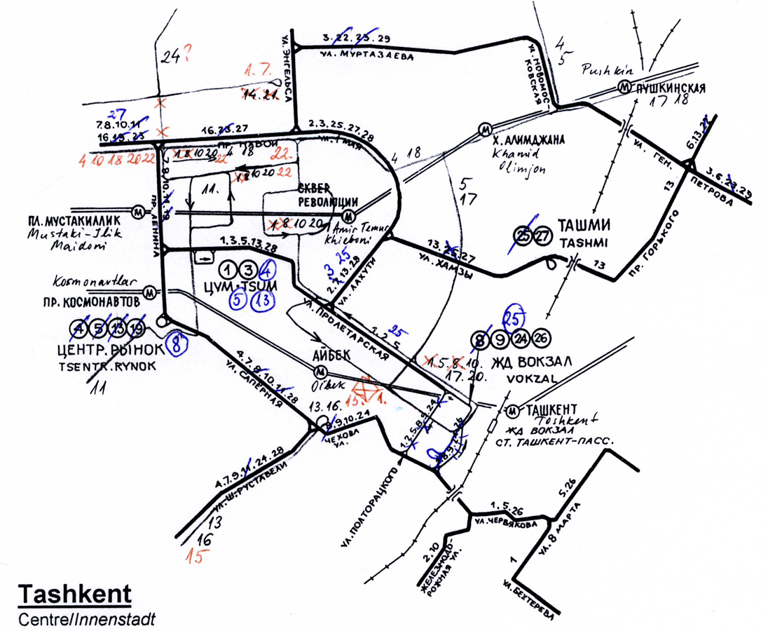 Tashkent — City Maps