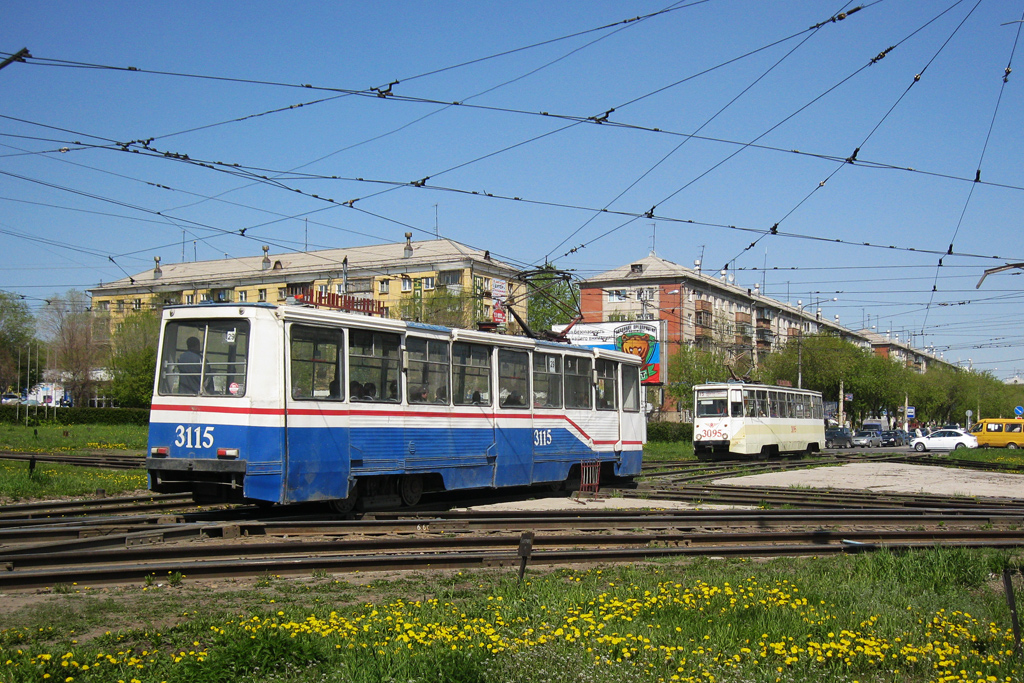 Магнитогорск, 71-605 (КТМ-5М3) № 3115; Магнитогорск, 71-605 (КТМ-5М3) № 3095