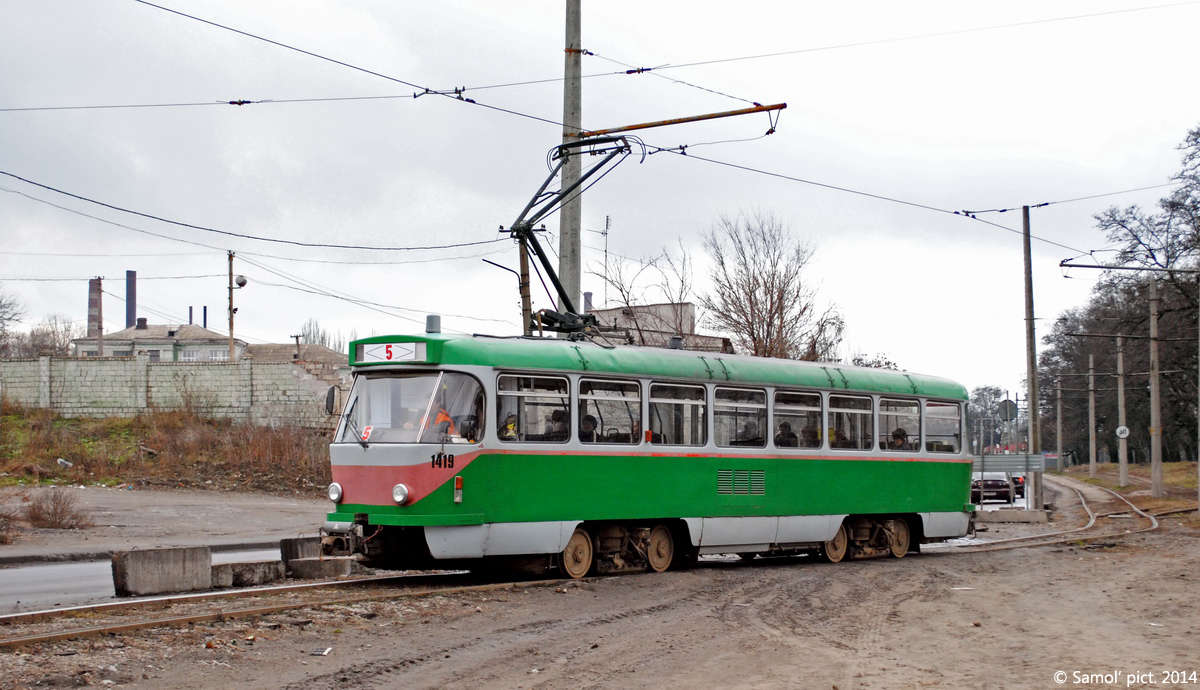 Днепр, Tatra T4DM № 1419