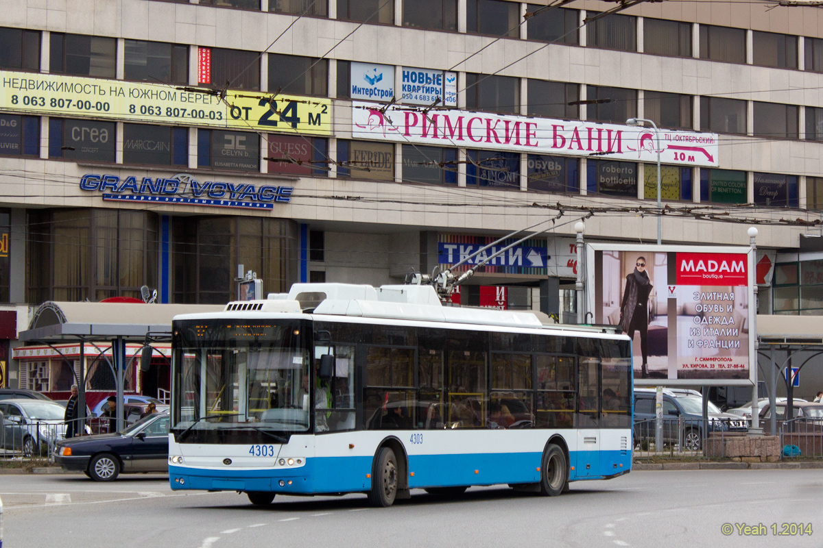 Крымский троллейбус, Богдан Т70110 № 4303
