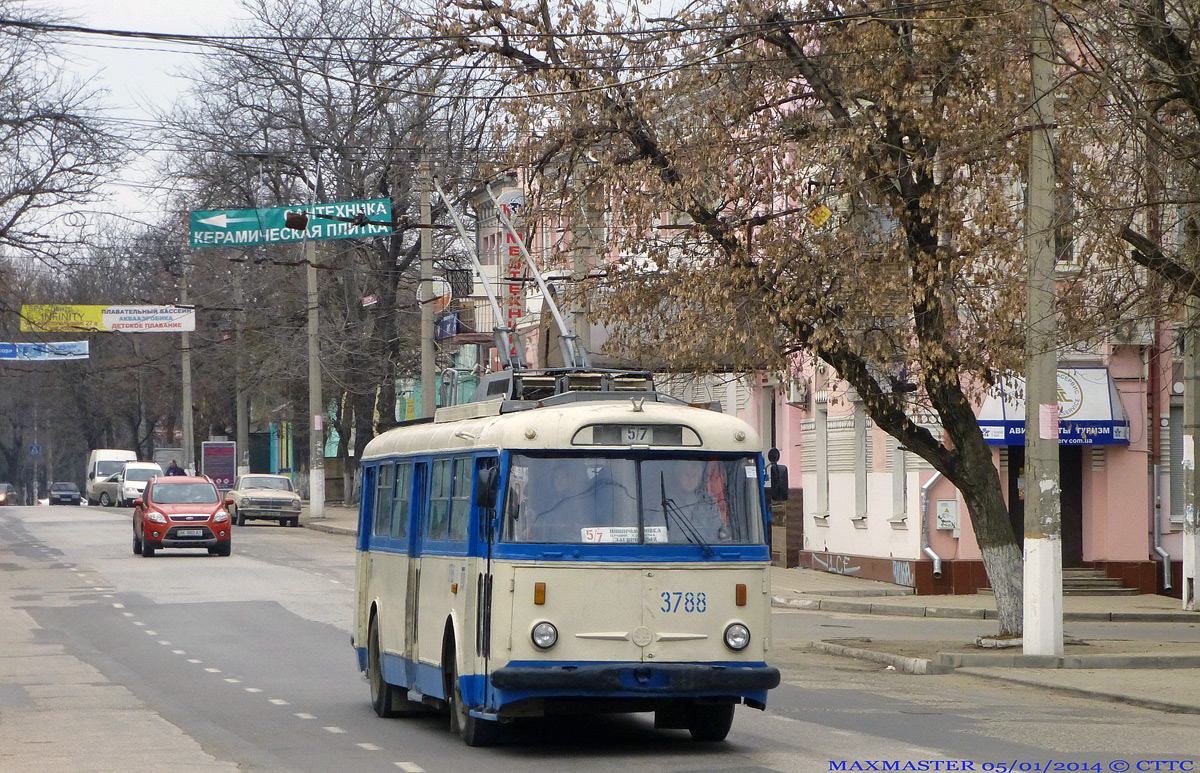 Крымский троллейбус, Škoda 9TrH29 № 3788