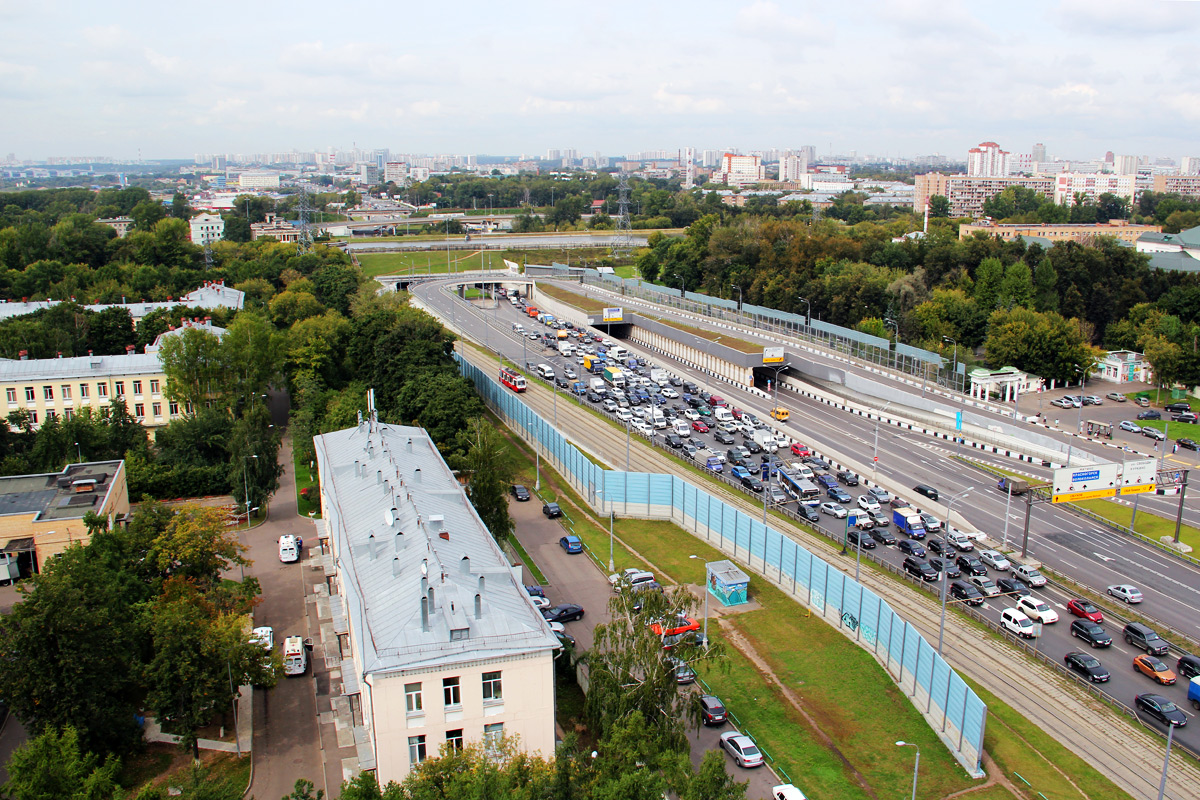 Москва — Виды с высоты; Москва — Трамвайные линии: СЗАО; Москва — Троллейбусные линии: CЗАО